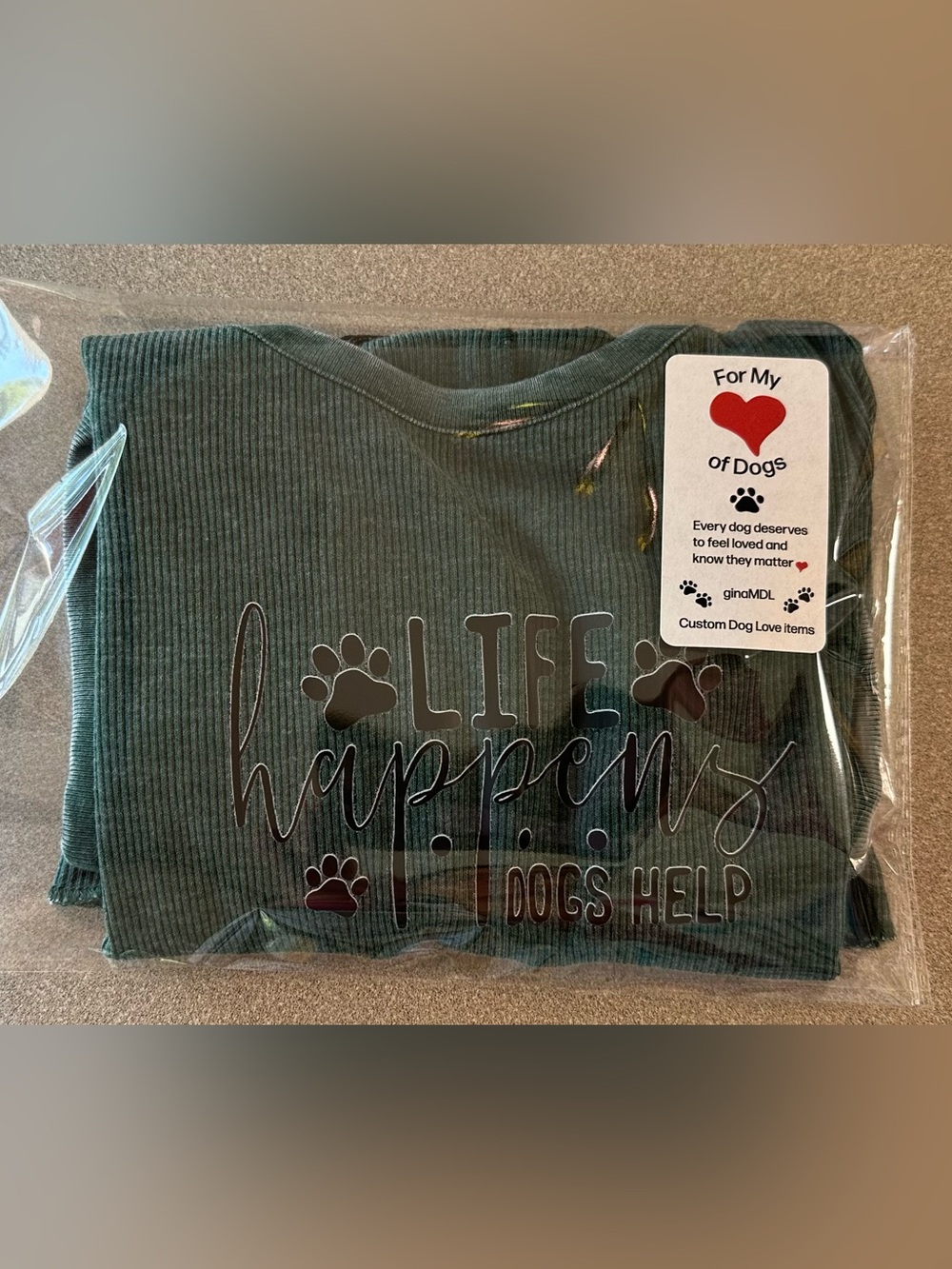 Dog Graphic Racerback Tank Top - NIP - Picture 4 of 6